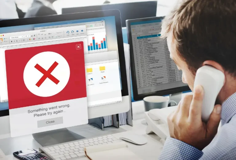 Email error message when submiting form